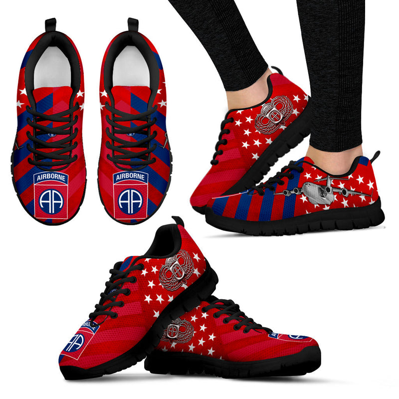 82nd Airborne Division Black Men Sneakers