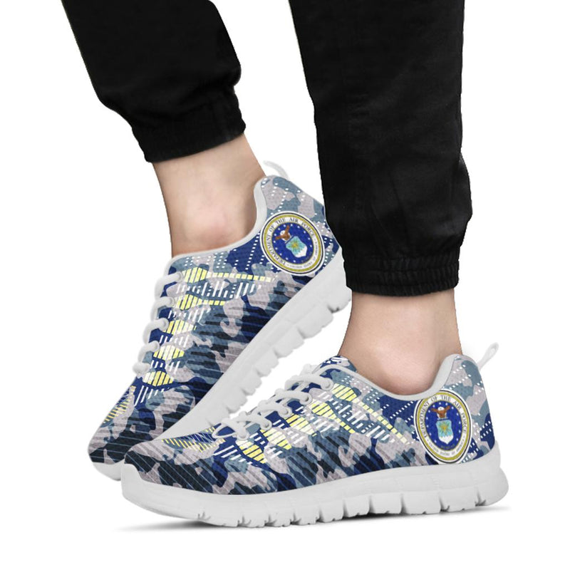 Air Force Logo Camo Sneakers