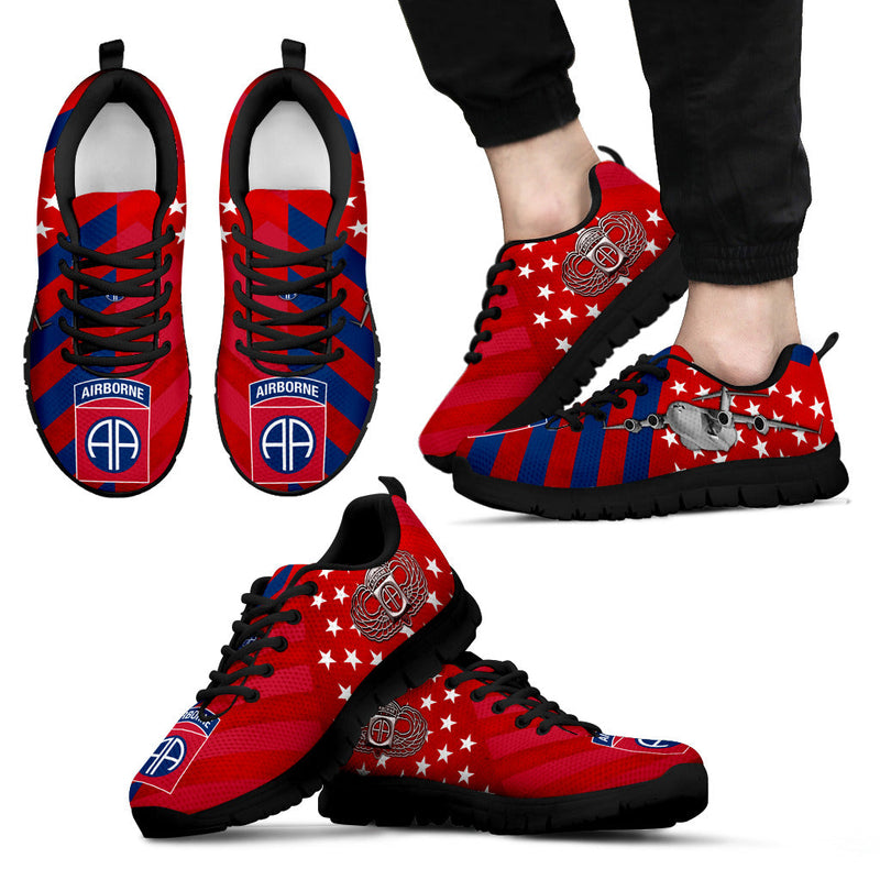 82nd Airborne Division Black Men Sneakers