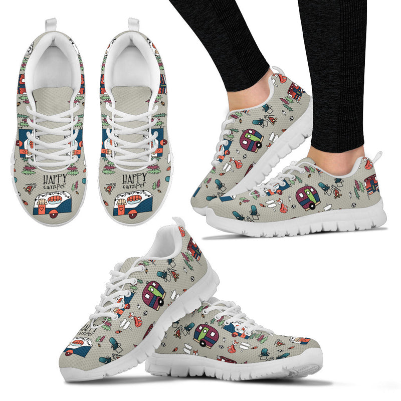 Happy Campers Black Men Sneakers