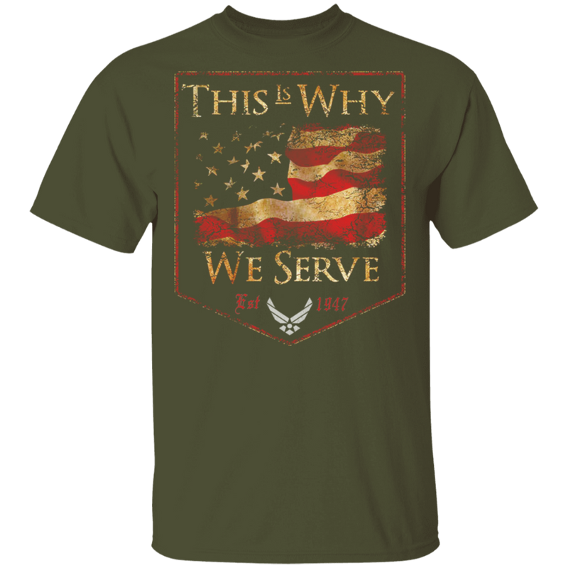 AIR FORCE THIS IS WHY WE SERVED SHIRT