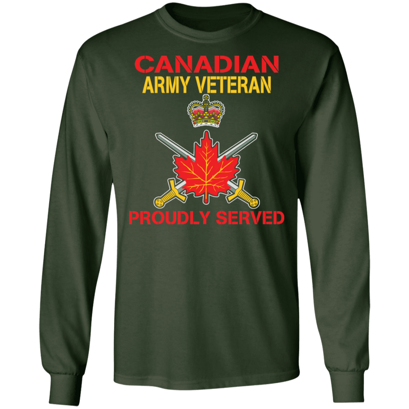 CANADIAN ARMY PROUDLY SERVED SHIRT