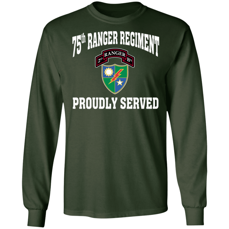 75TH RANGER REGIMENT PROUDLY SERVED SHIRT