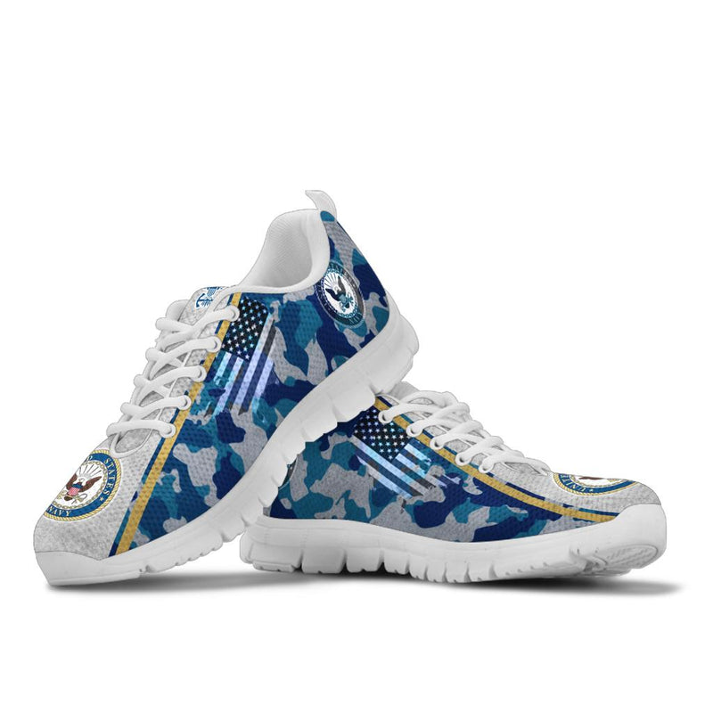 US. Navy Logo Sneakers
