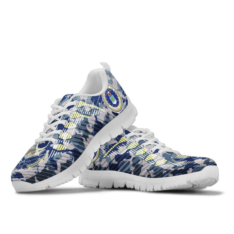 Air Force Logo Camo Sneakers