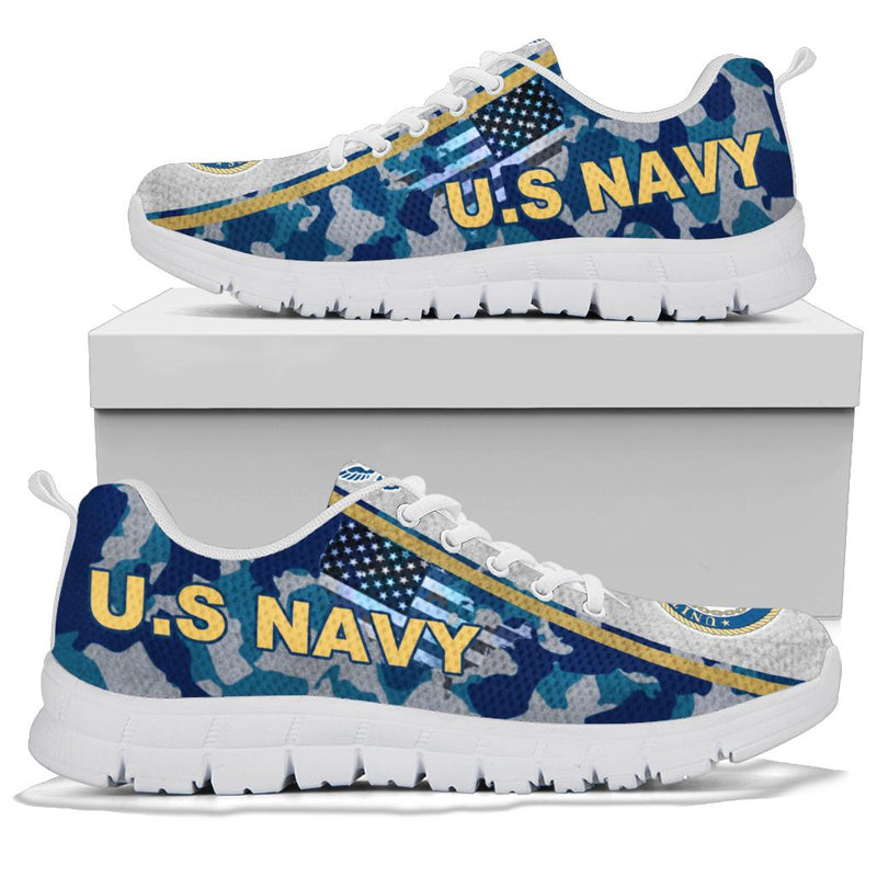US. Navy Logo Sneakers
