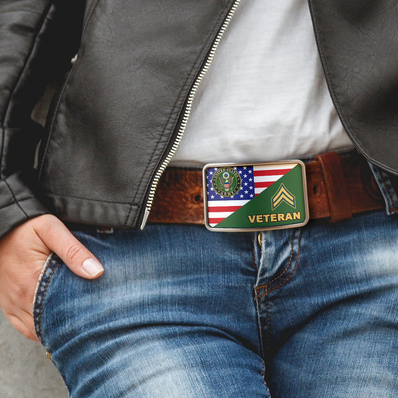 US. Army Rank Belt Buckle