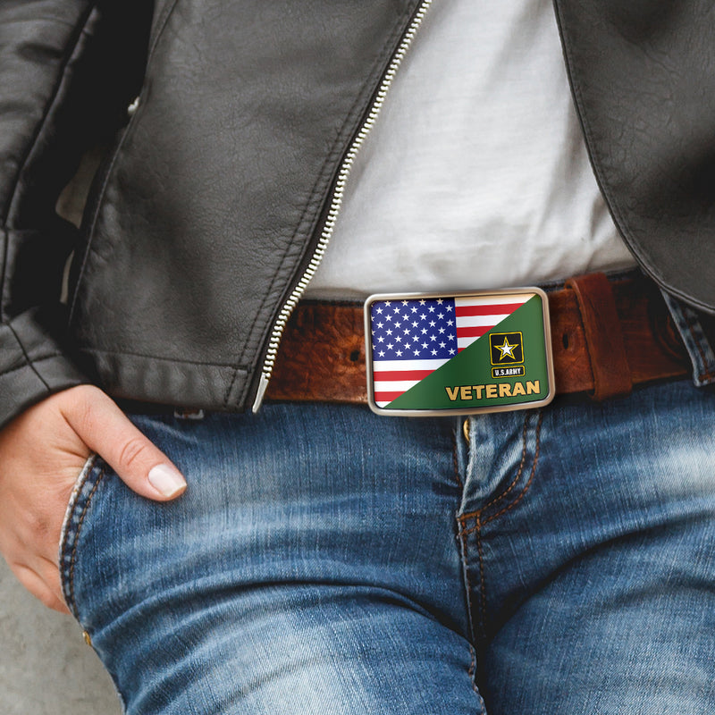 US. ARMY LOGO BELT BUCKLE