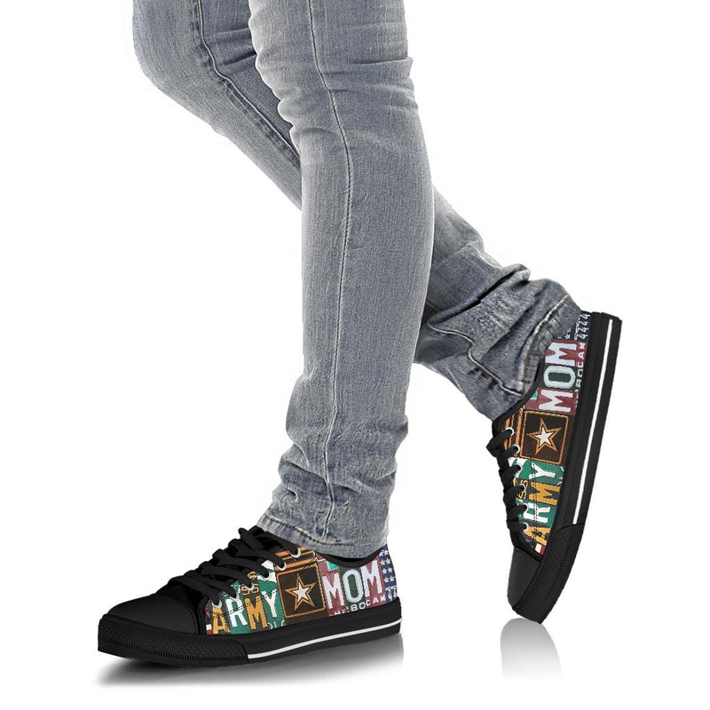 Army Mom Low Top Shoes