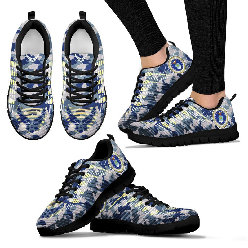 Air Force Logo Camo Sneakers