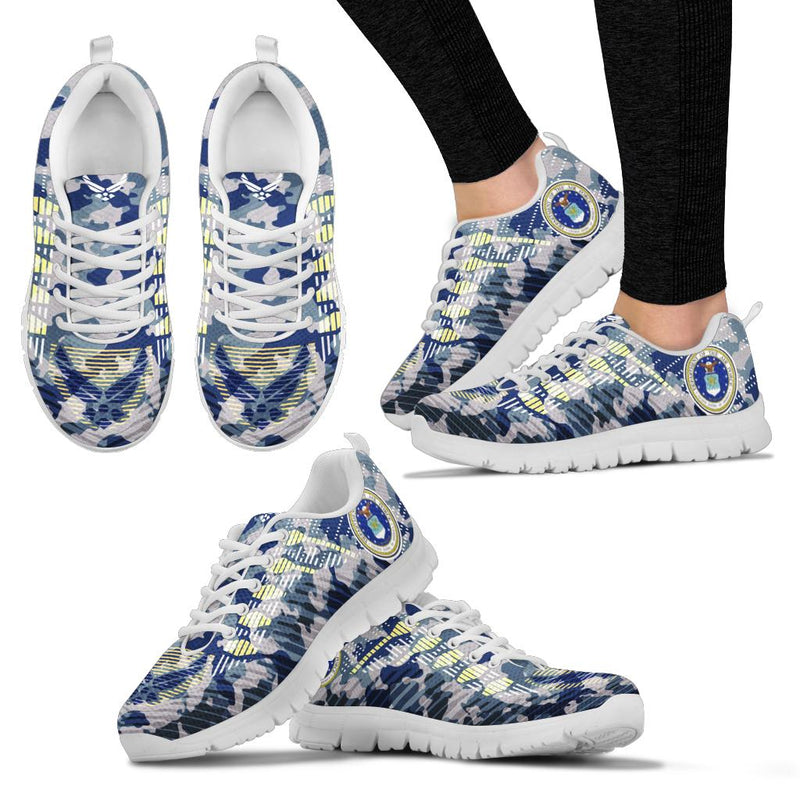 Air Force Logo Camo Sneakers