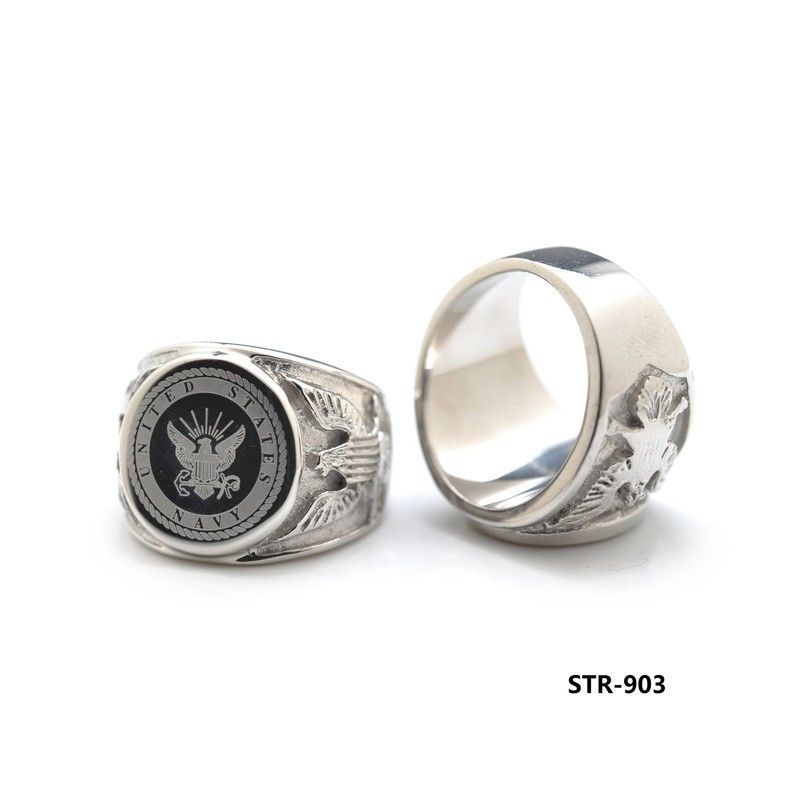 Army Military Stainless Steel Ring