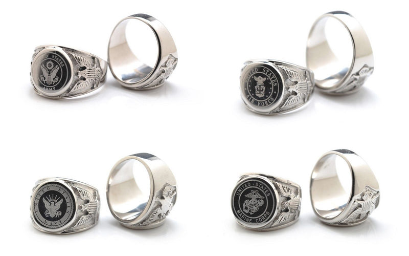 Army Military Stainless Steel Ring