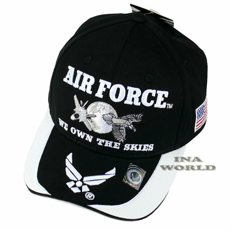 U.S.AIR FORCE Hat USAF Cap 'WE OWN THE SKIES' Official Licensed Baseball Cap