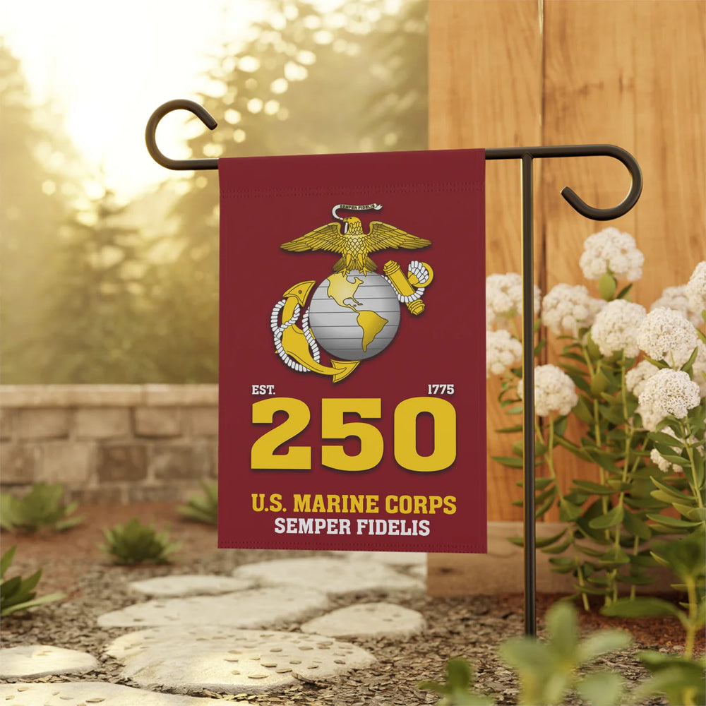 USMC Est 1775 Semper Fidelis Garden Flag