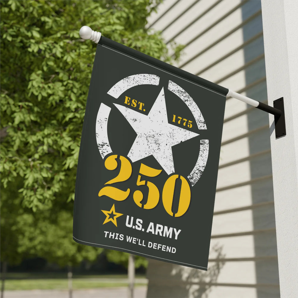 US Army 250th This We'll Defend Garden Flag