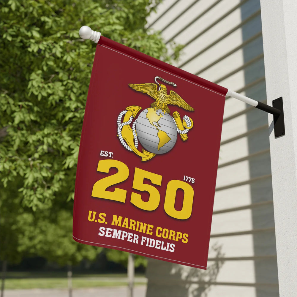 USMC Est 1775 Semper Fidelis Garden Flag