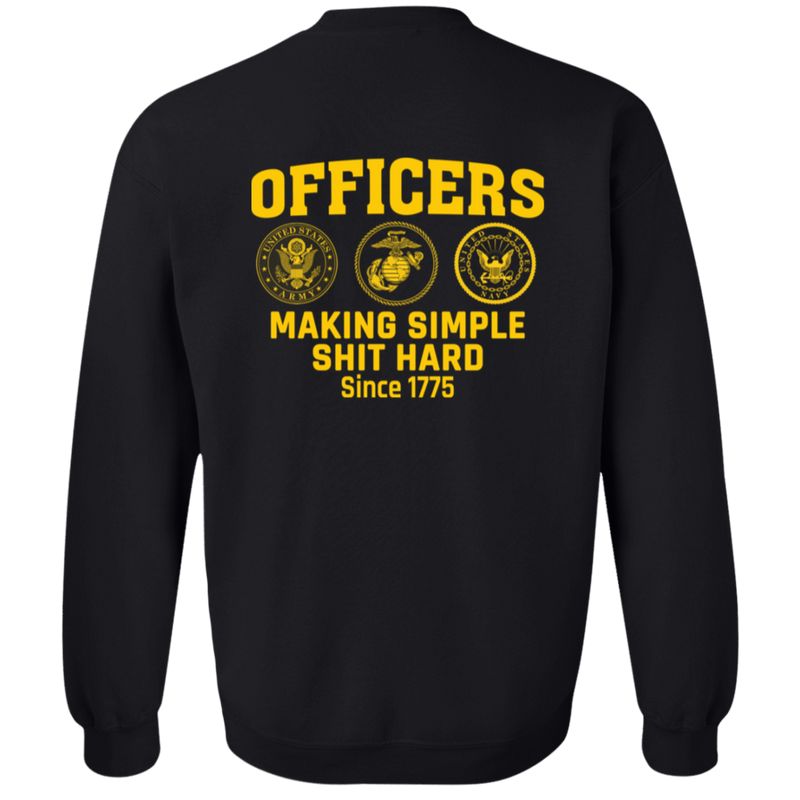 Army Making Simple Shit Hard G180 Gildan Crewneck Pullover Sweatshirt