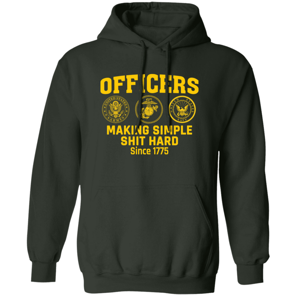 Army Making Simple Shit Hard G185 Gildan Pullover Hoodie