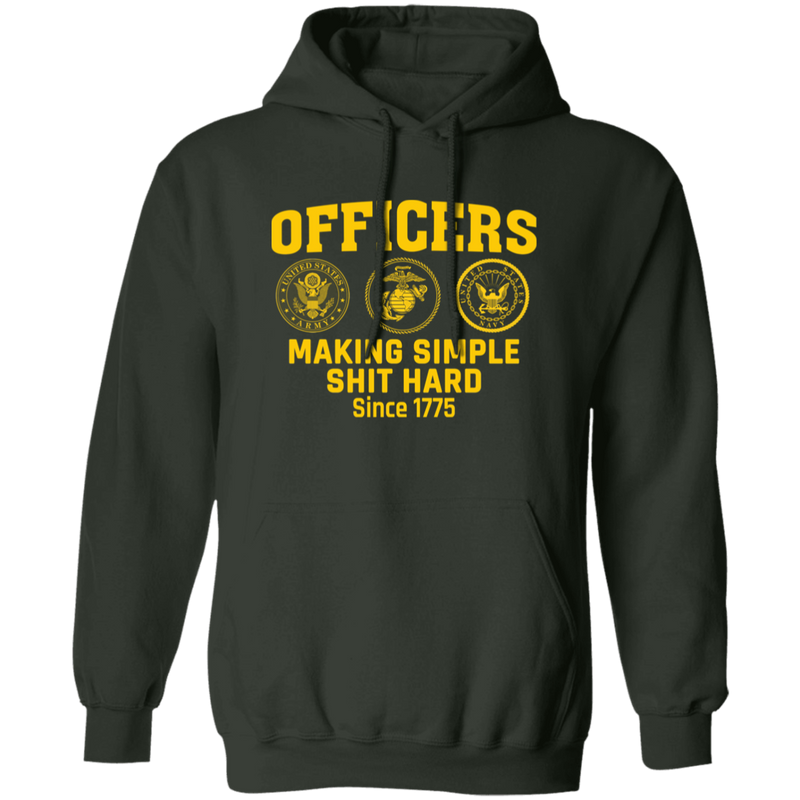 Army Making Simple Shit Hard G185 Gildan Pullover Hoodie