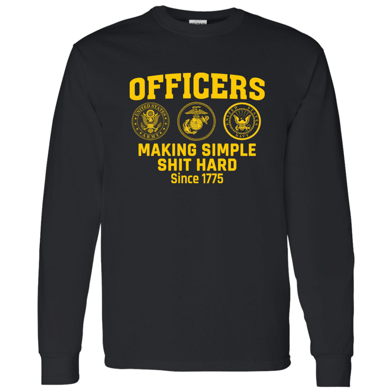 Army Making Simple Shit Hard G540 LS T-Shirt 5.3 oz.