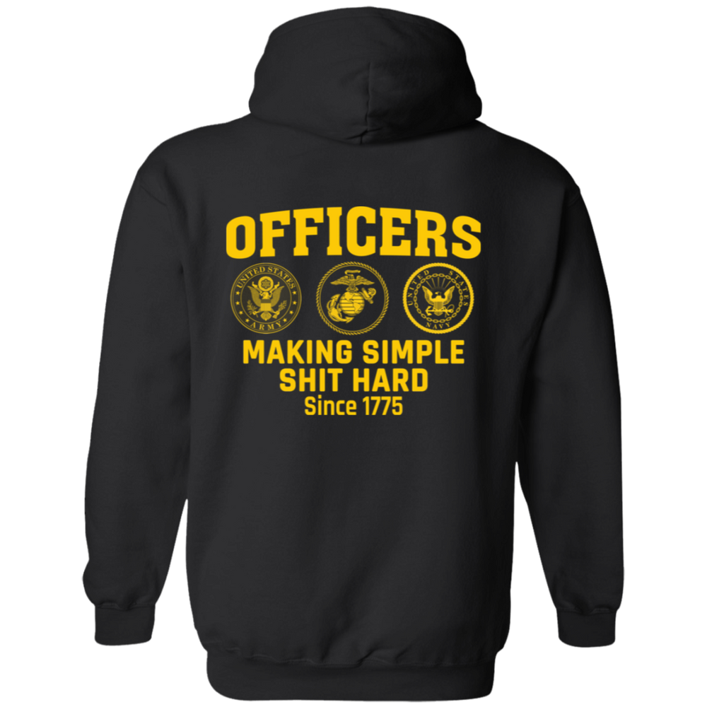 Army Making Simple Shit Hard G185 Gildan Pullover Hoodie