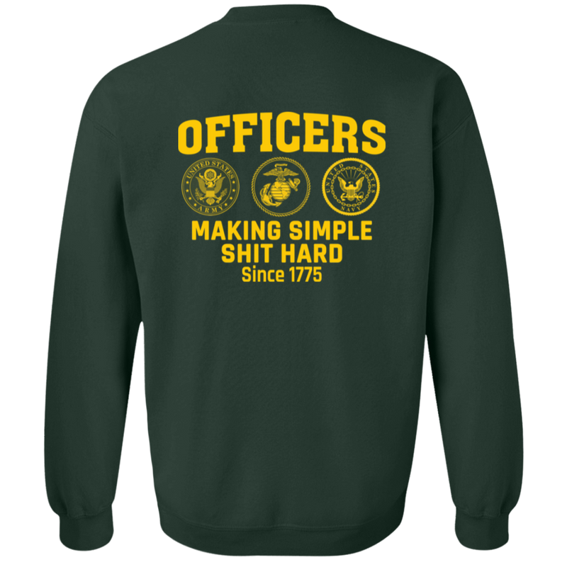 Army Making Simple Shit Hard G180 Gildan Crewneck Pullover Sweatshirt
