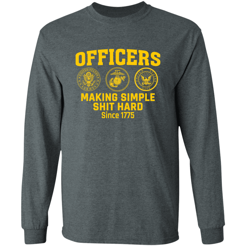 Army Making Simple Shit Hard G540 LS T-Shirt 5.3 oz.