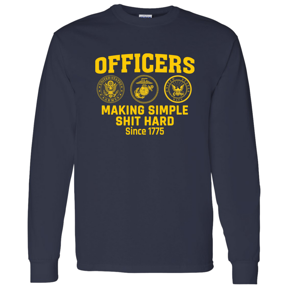 Army Making Simple Shit Hard G540 LS T-Shirt 5.3 oz.