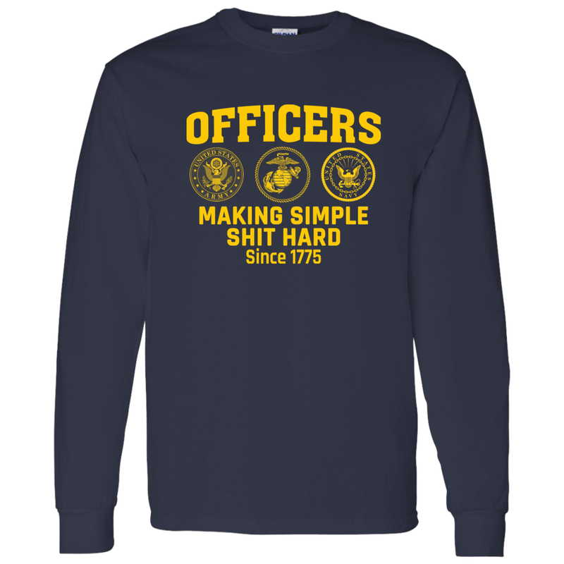 Army Making Simple Shit Hard G540 LS T-Shirt 5.3 oz.