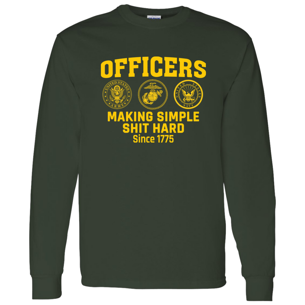 Army Making Simple Shit Hard G540 LS T-Shirt 5.3 oz.