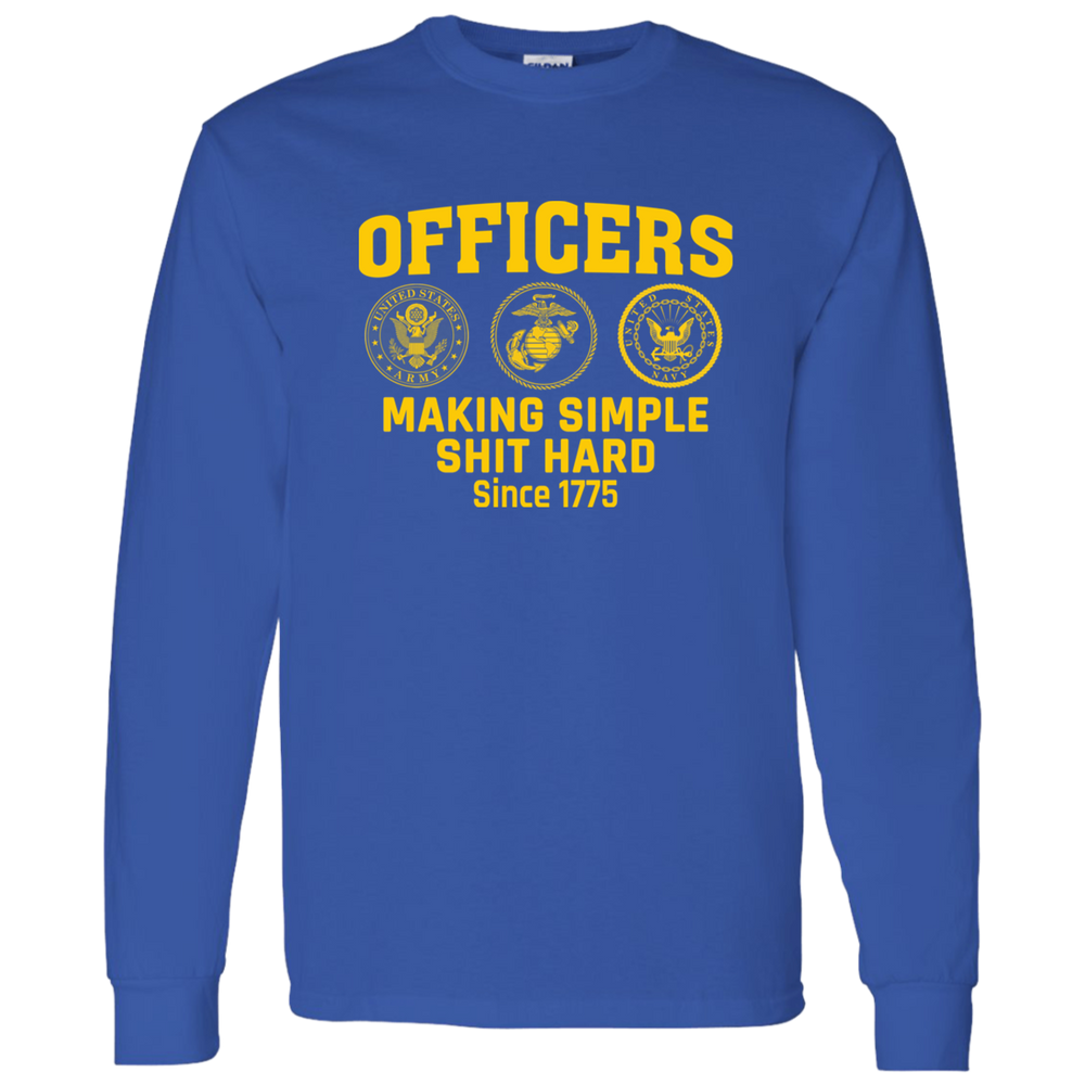 Army Making Simple Shit Hard G540 LS T-Shirt 5.3 oz.