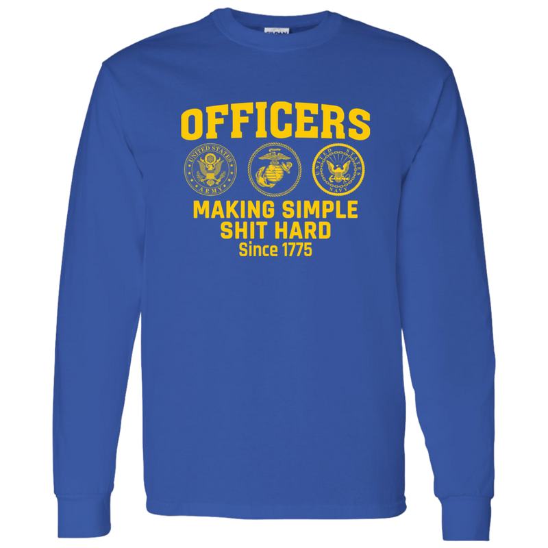 Army Making Simple Shit Hard G540 LS T-Shirt 5.3 oz.