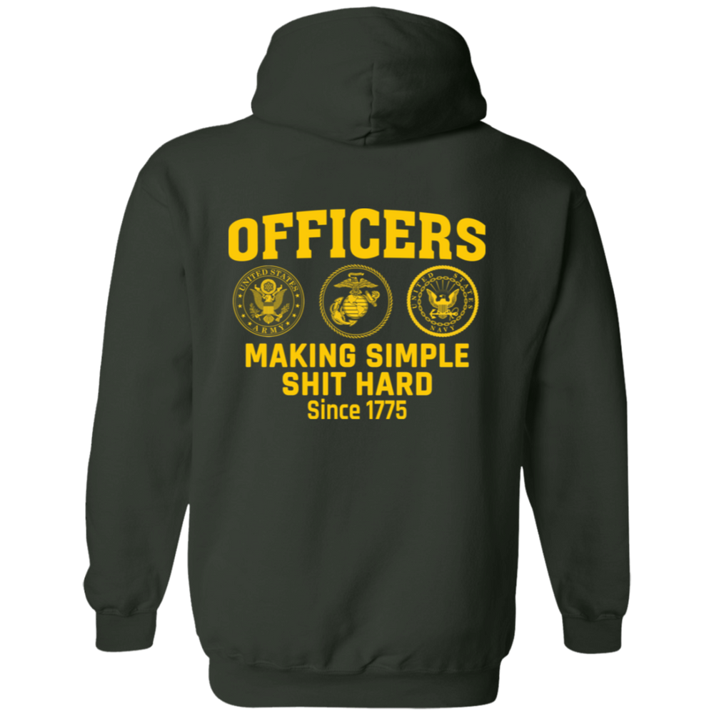 Army Making Simple Shit Hard G185 Gildan Pullover Hoodie