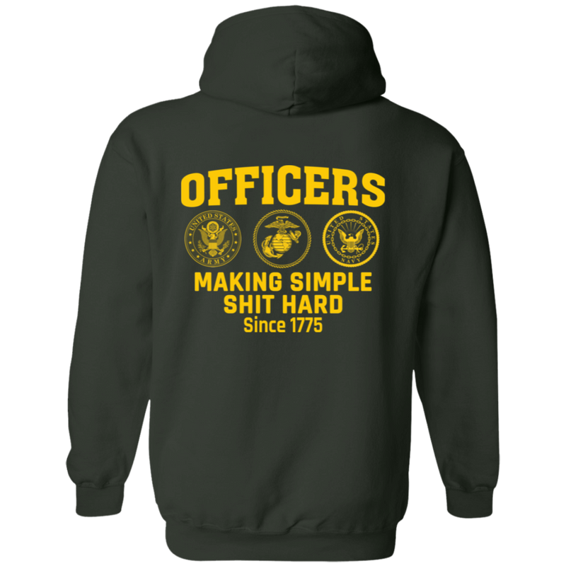 Army Making Simple Shit Hard G185 Gildan Pullover Hoodie