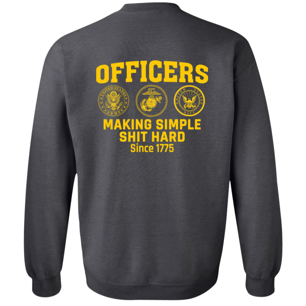 Army Making Simple Shit Hard G180 Gildan Crewneck Pullover Sweatshirt