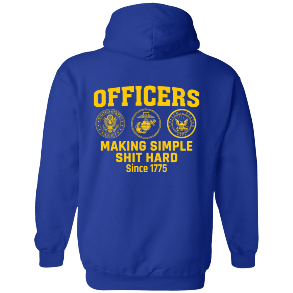 Army Making Simple Shit Hard G185 Gildan Pullover Hoodie