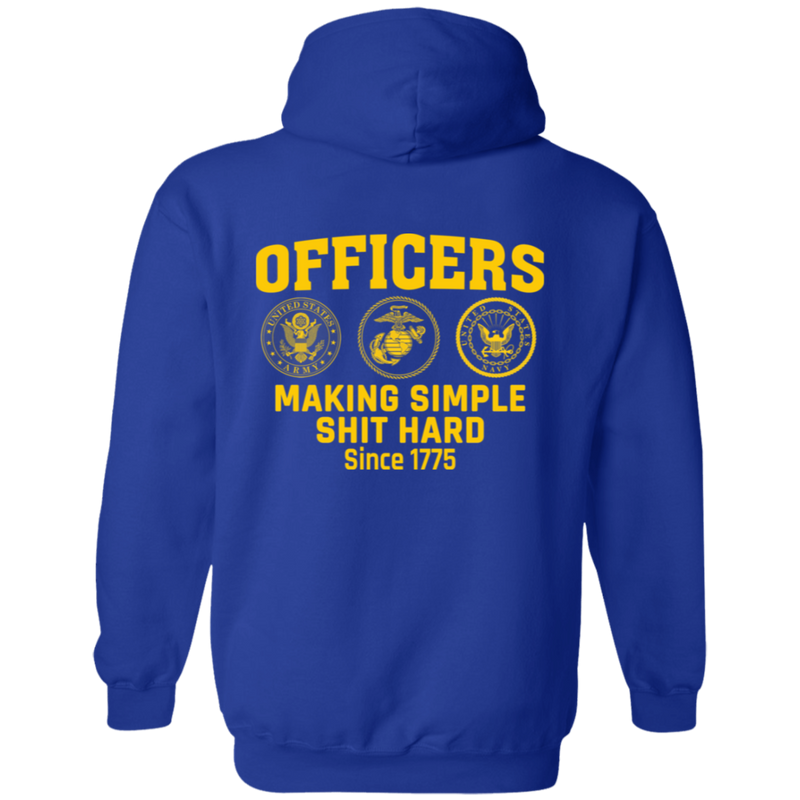 Army Making Simple Shit Hard G185 Gildan Pullover Hoodie