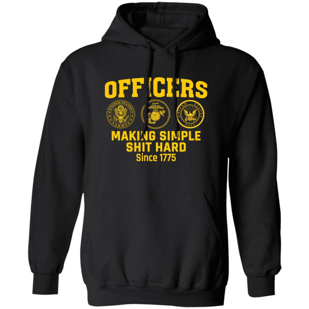 Army Making Simple Shit Hard G185 Gildan Pullover Hoodie