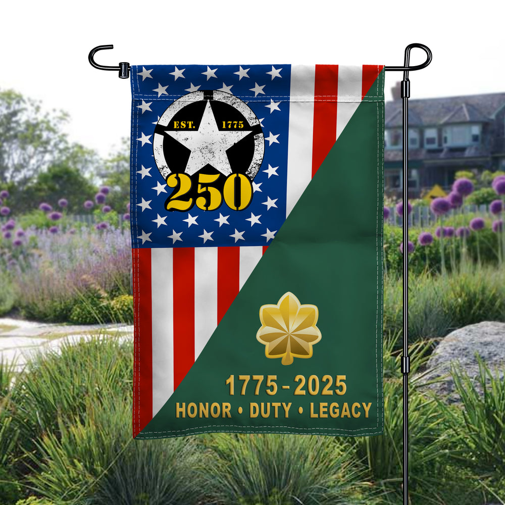 Army 250th Anniversary Flag – 1775 to 2025 | Garden Decor