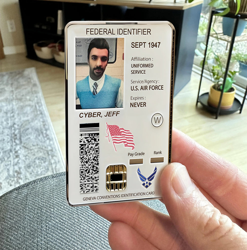 Cyber Jeff Army CAC Coin – Fixed Design Military Meme Gift