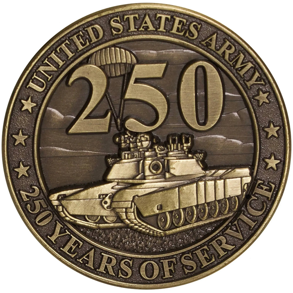 U.S. Army Seal 250th Challenge Coin