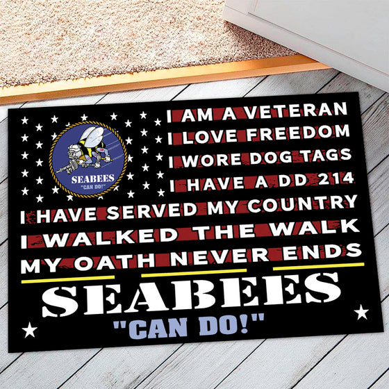 Seabees can do doormat