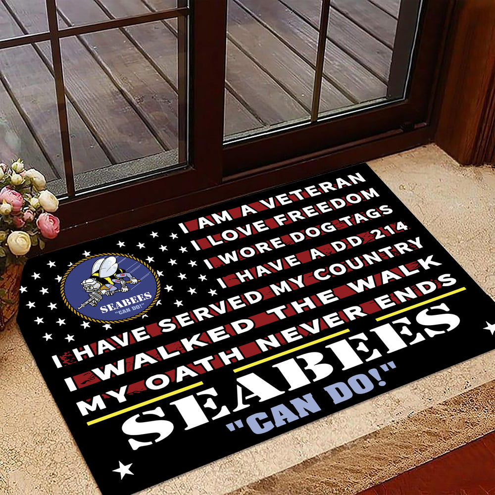 Seabees can do doormat