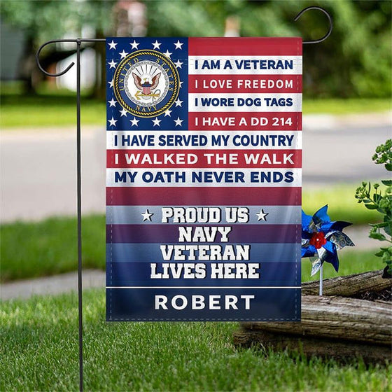 Veteran Retired Garden Flag House Flag 3x5 Flag