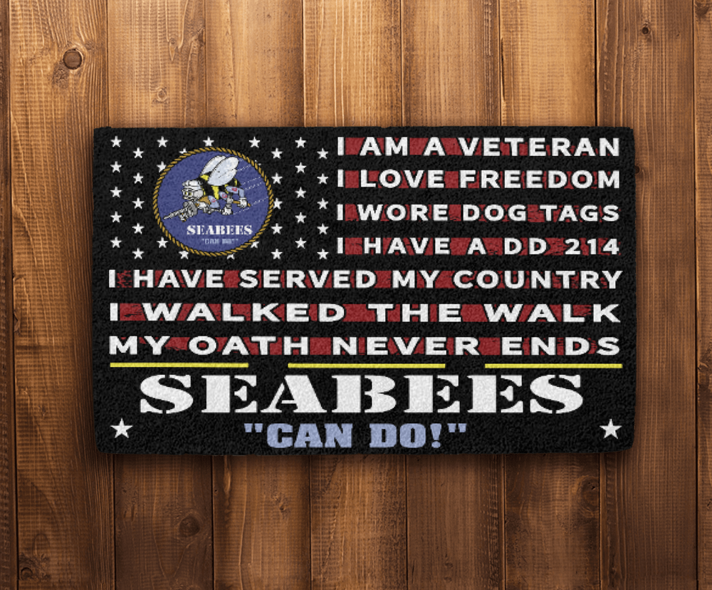 Seabees can do doormat