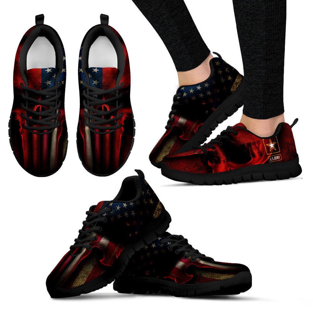 Skull Army Black Men Sneaker