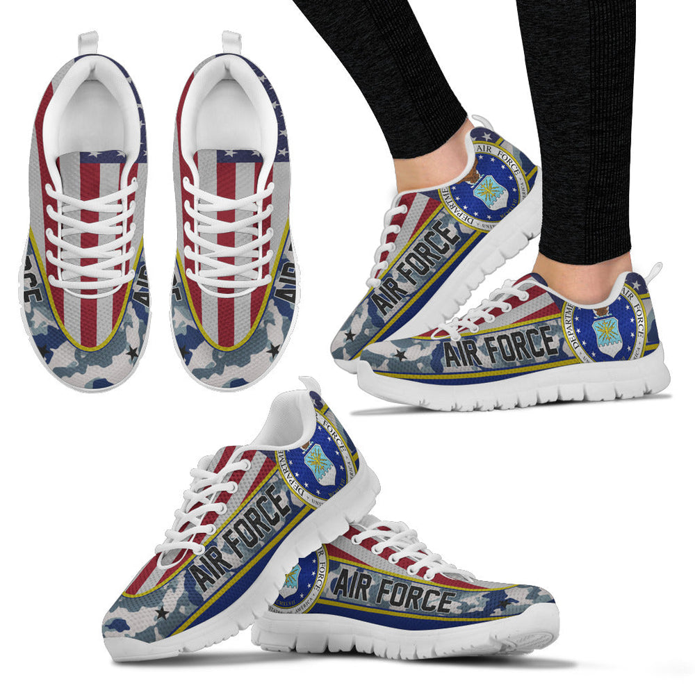 US Air Force Flag Camo Sneakers Running Shoes