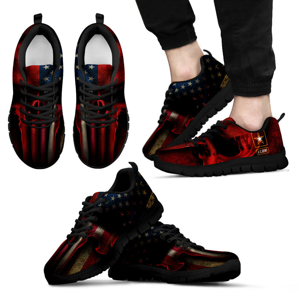 Skull Army Black Men Sneaker