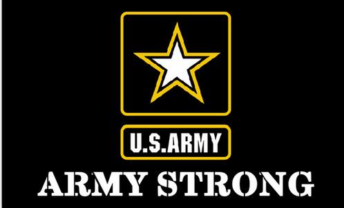 3x5' US Army Strong Flag Digital Printed Banner